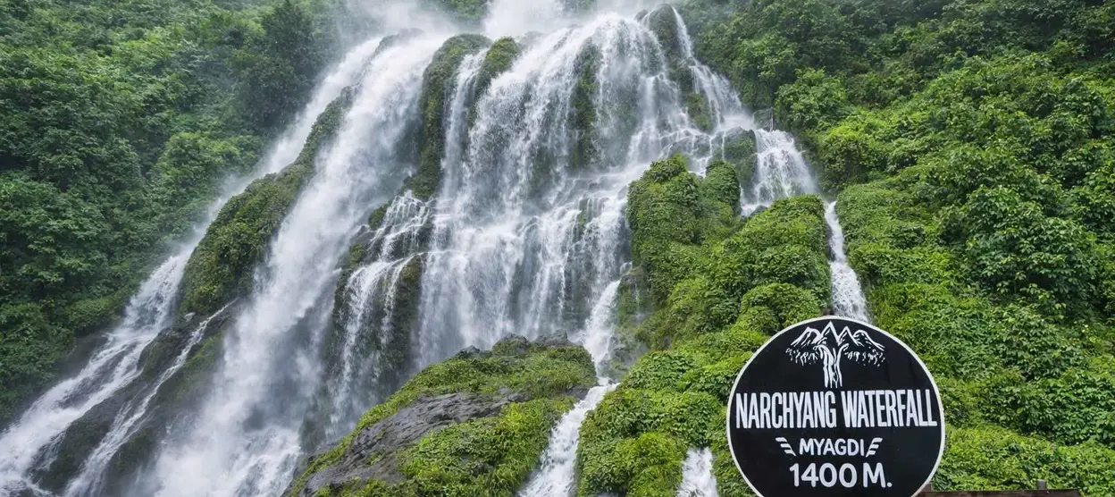 Discover Narchyang Waterfall Nepal – Untouched 300m Cascade & Cultural Village Trek on Annapurna Trail