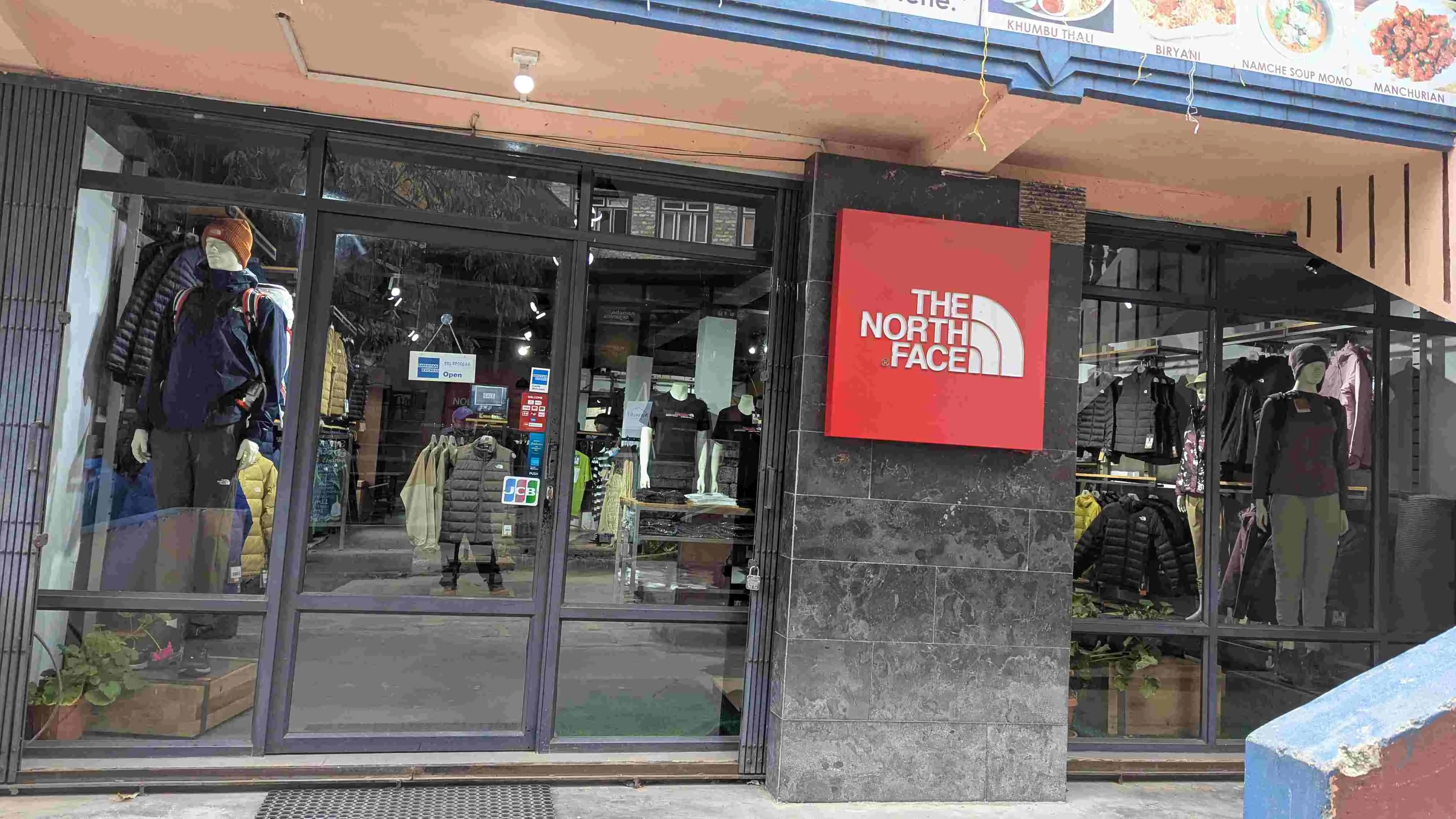 North Face Store in Namche Bazaar