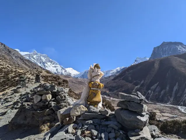 Buddhist Chorten Stupa at Dingboche