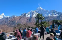 Everest Helicopter Tour with Breakfast at Hotel Everest View
