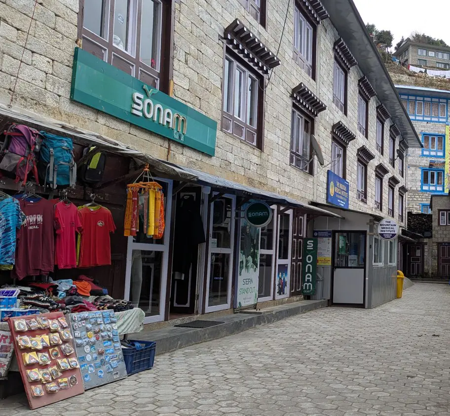 Sonam Store in Namche Bazaar