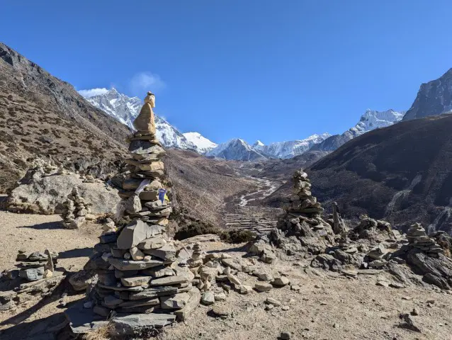 Stone Cairns in Dingboche
