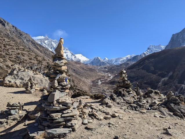 Stone Cairns in Dingboche
