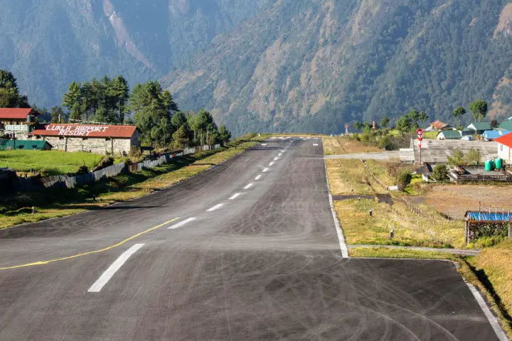 The Airport’s Runway and Landing Procedures at Lukla Airport