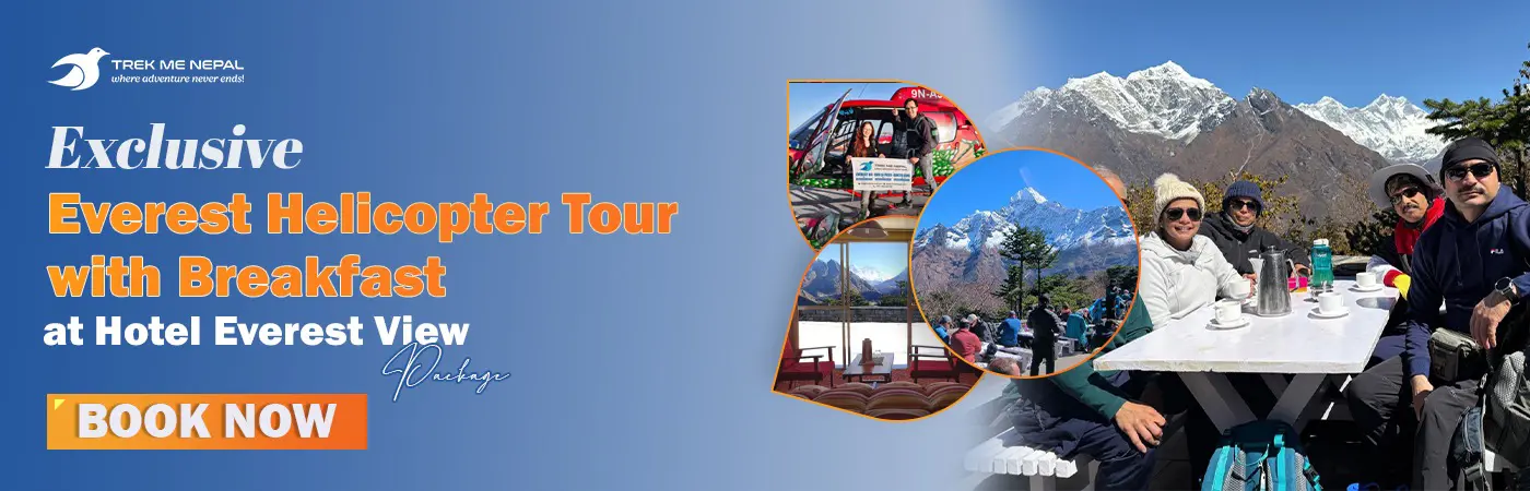 Everest Helicopter Tour with Breakfast at Hotel Everest View