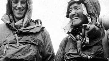 Tenzing Norgay Sherpa and Edmund Hillary