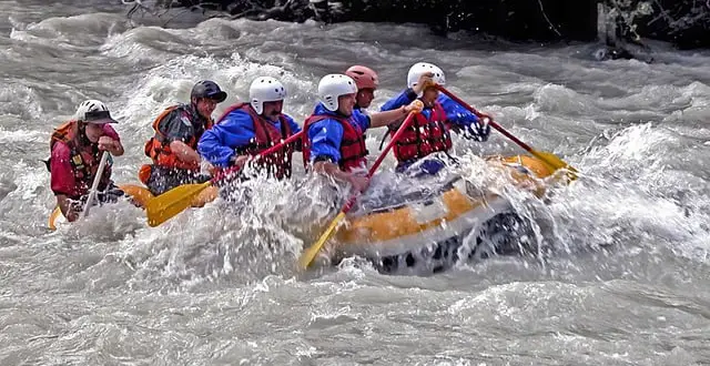 water rafting