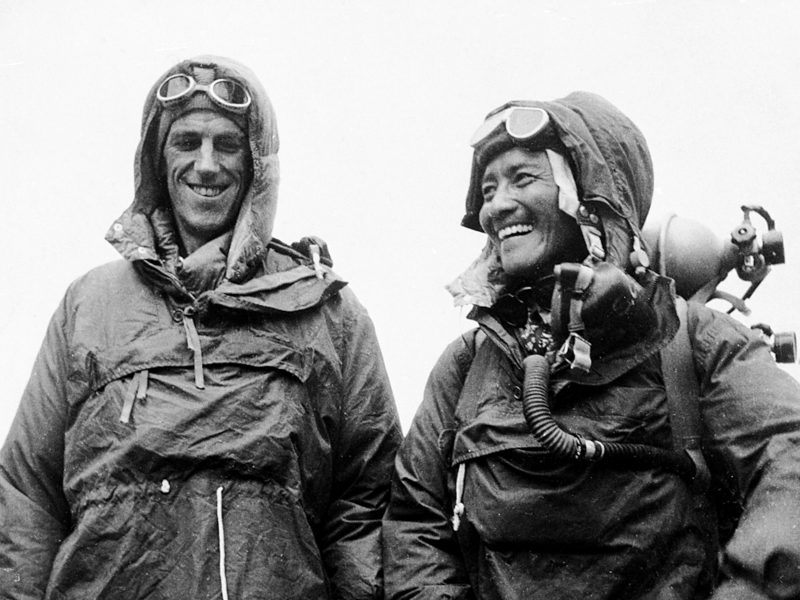 Sir Edmund Hillary and Tenzing Norgay