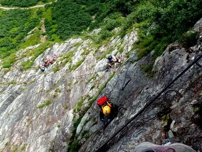 rock climbing